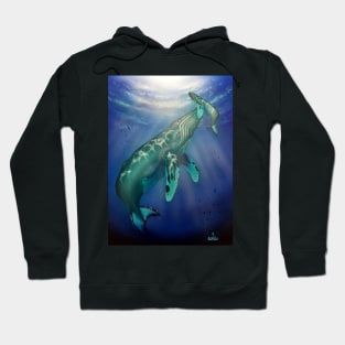 Hawaiian humpback whale Hoodie